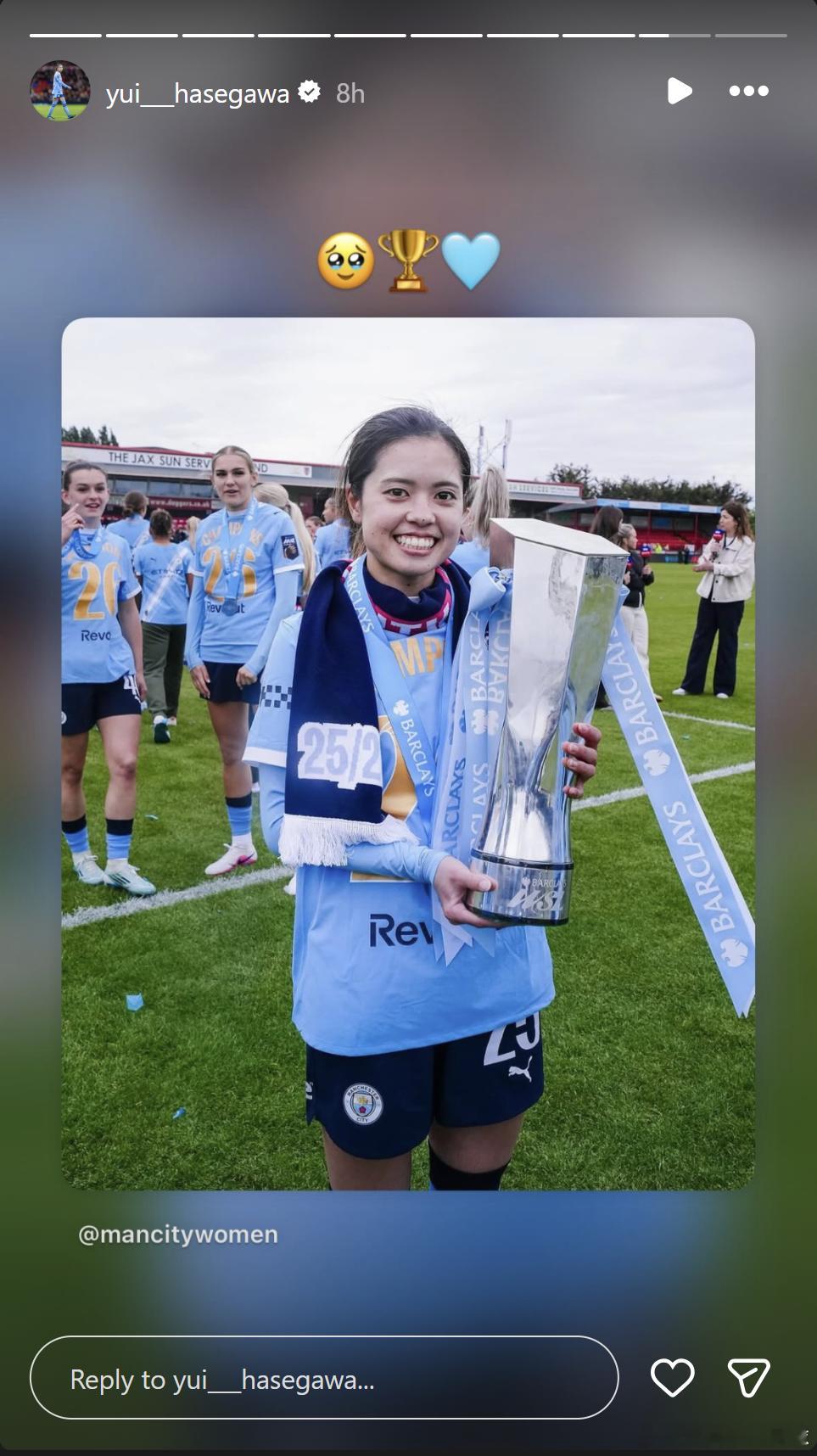 barclayswsl With Trophy 🏆 nadeshiko jap