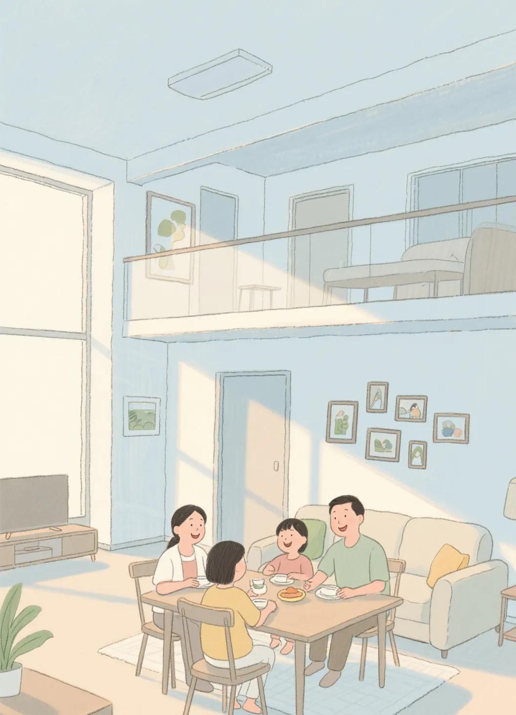 果然还是爸爸妈妈好啊。
知道我明天要回家的消息后，爸爸妈妈把我房间好好收拾了一番