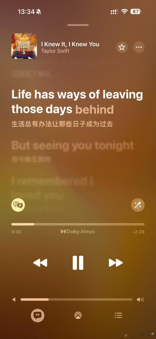 又一次听I Knew It, I Knew You听哭了，这首歌真的太宏大磅礴了