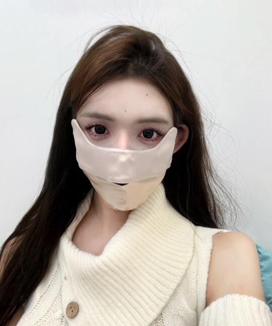 真丝防晒口罩我的最爱