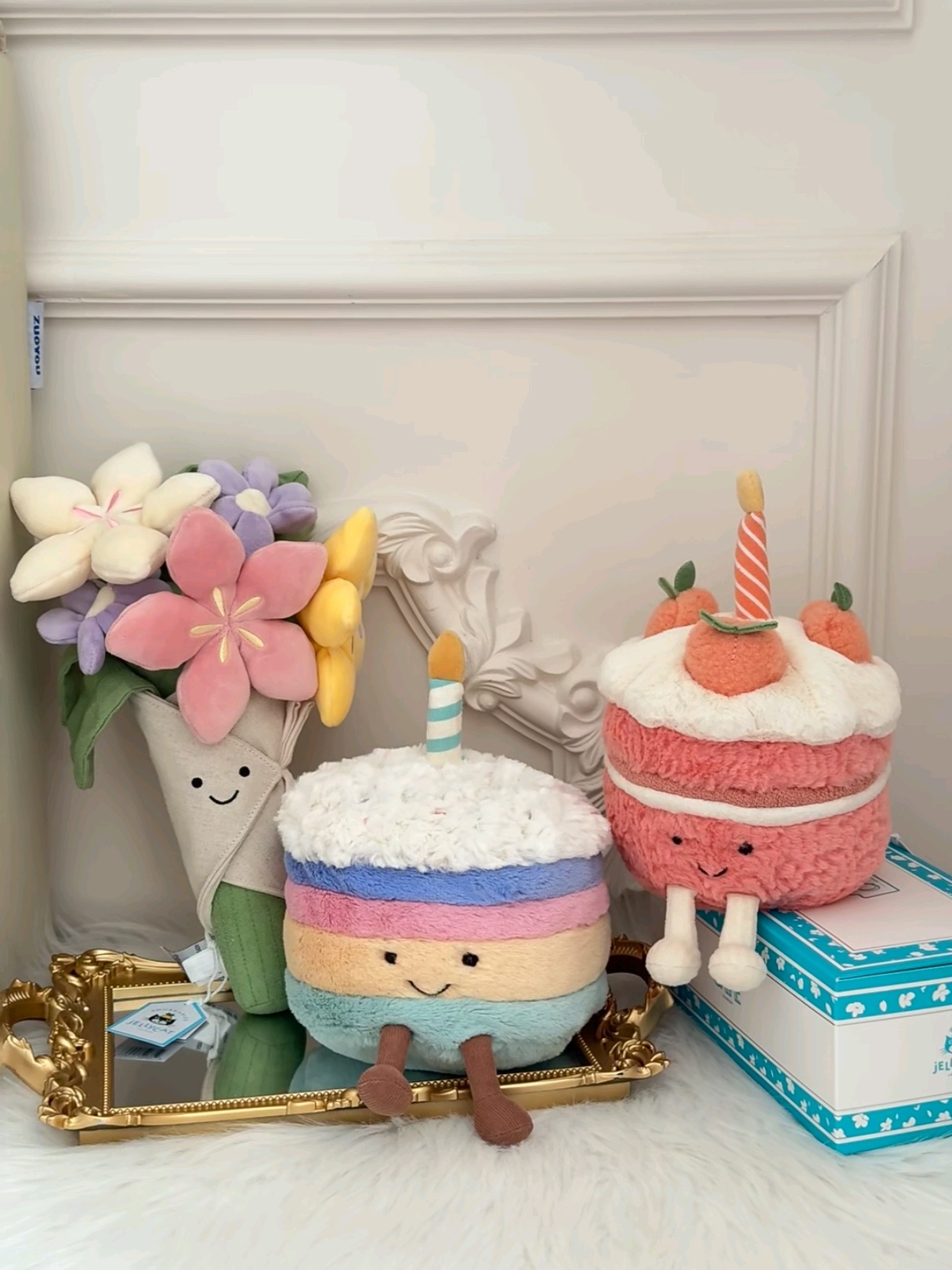 可可爱爱的小蛋糕们jellycat蛋糕jellycat的寓意真的很治愈，是“送给