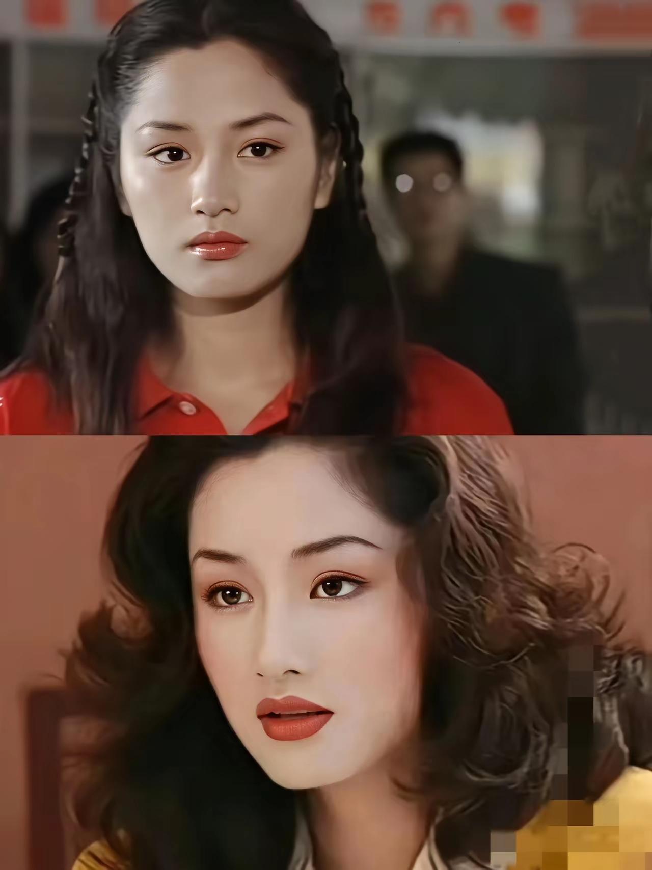 最早看到她是在歌手红豆的mv里，觉得这个女孩子太漂亮了，不带年代感的美。