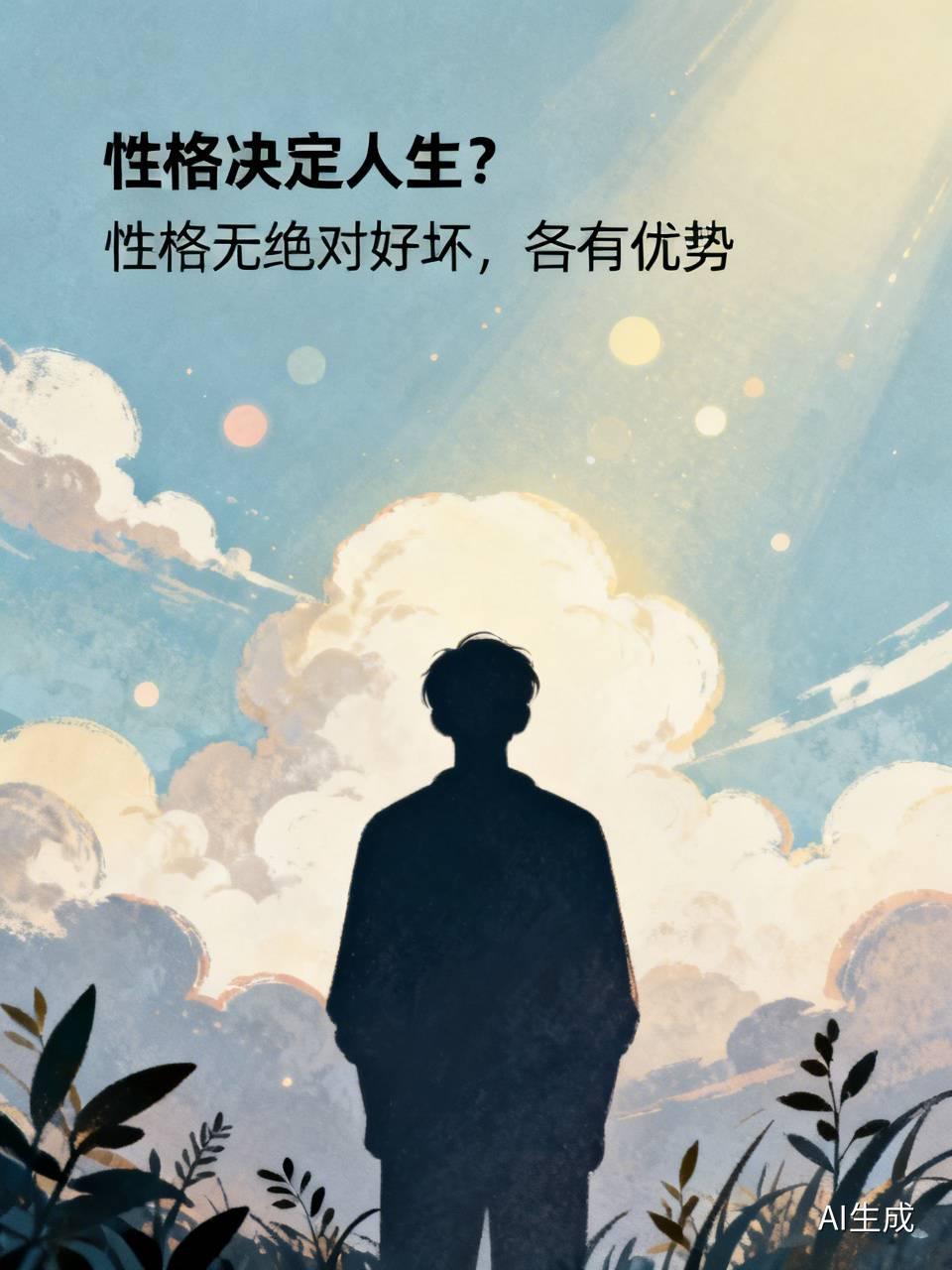之前刷到好多人把“性格决定人生”当金科玉律，甚至因为自己社恐、慢热就天天自我内耗