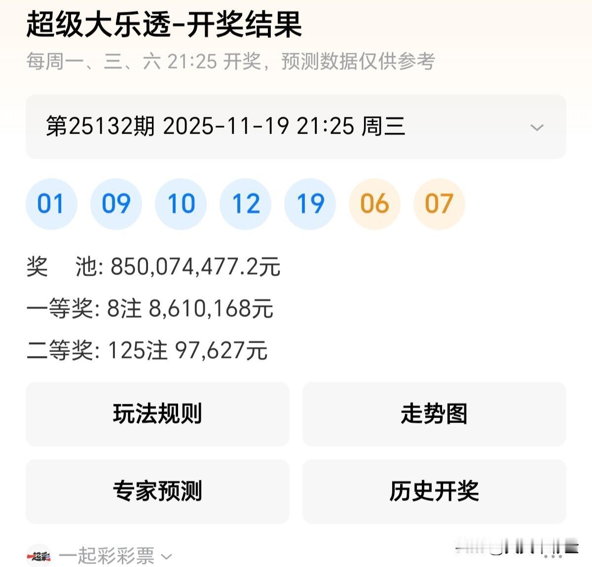 愿我们以欢喜心，慢度日常，四季清宁，万物皆爱，好运常在。分享大乐透第25132期
