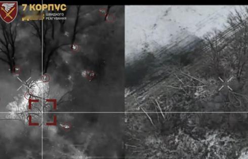 【乌军挫败俄军天然气管道强攻，40名俄军士兵被“歼灭”】乌克兰第7快速反应军1月