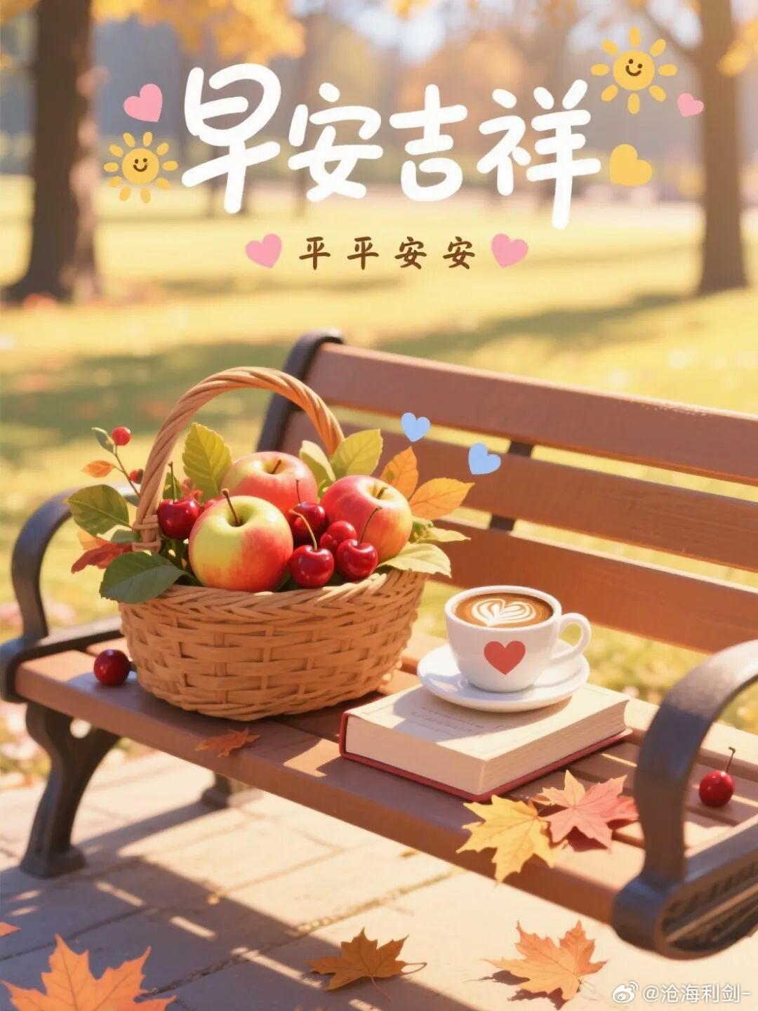 早安阳光正好，微风不燥，心态放平，烦恼全消。愿你松弛自在，事事顺心，早安。 