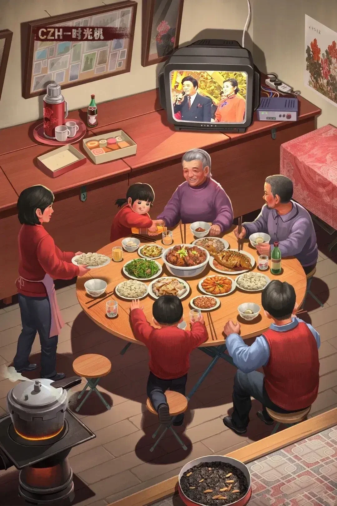 人间烟火处，年味渐浓时