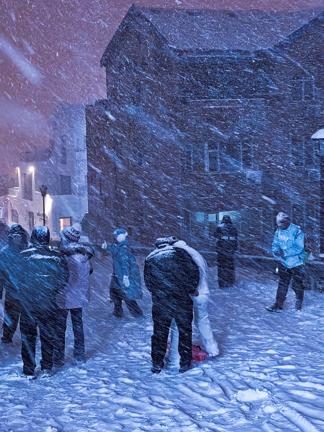 凌晨1点的火炬八街❄️❄️