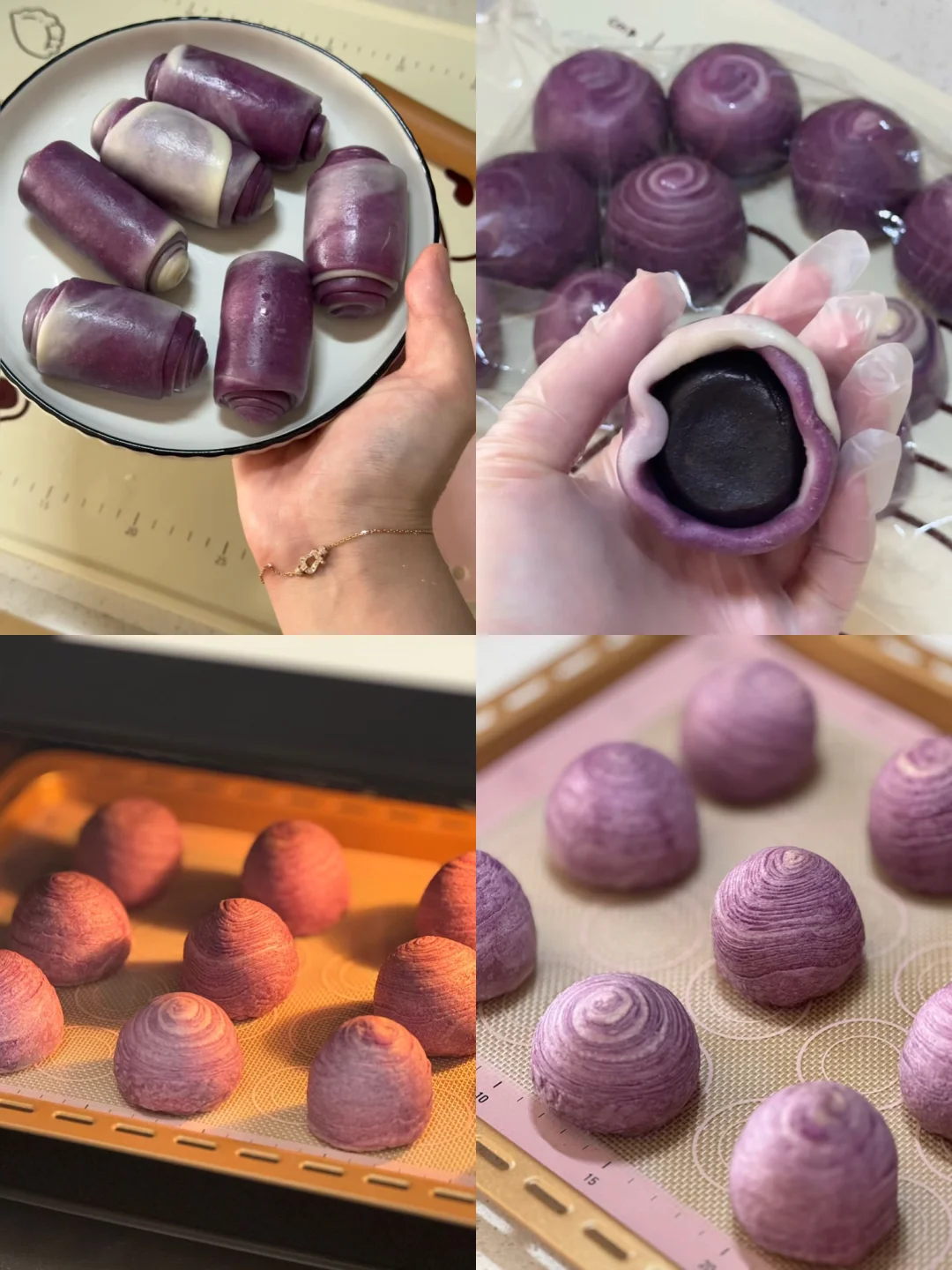 吃一百次都不会腻的紫薯螺旋酥🌷