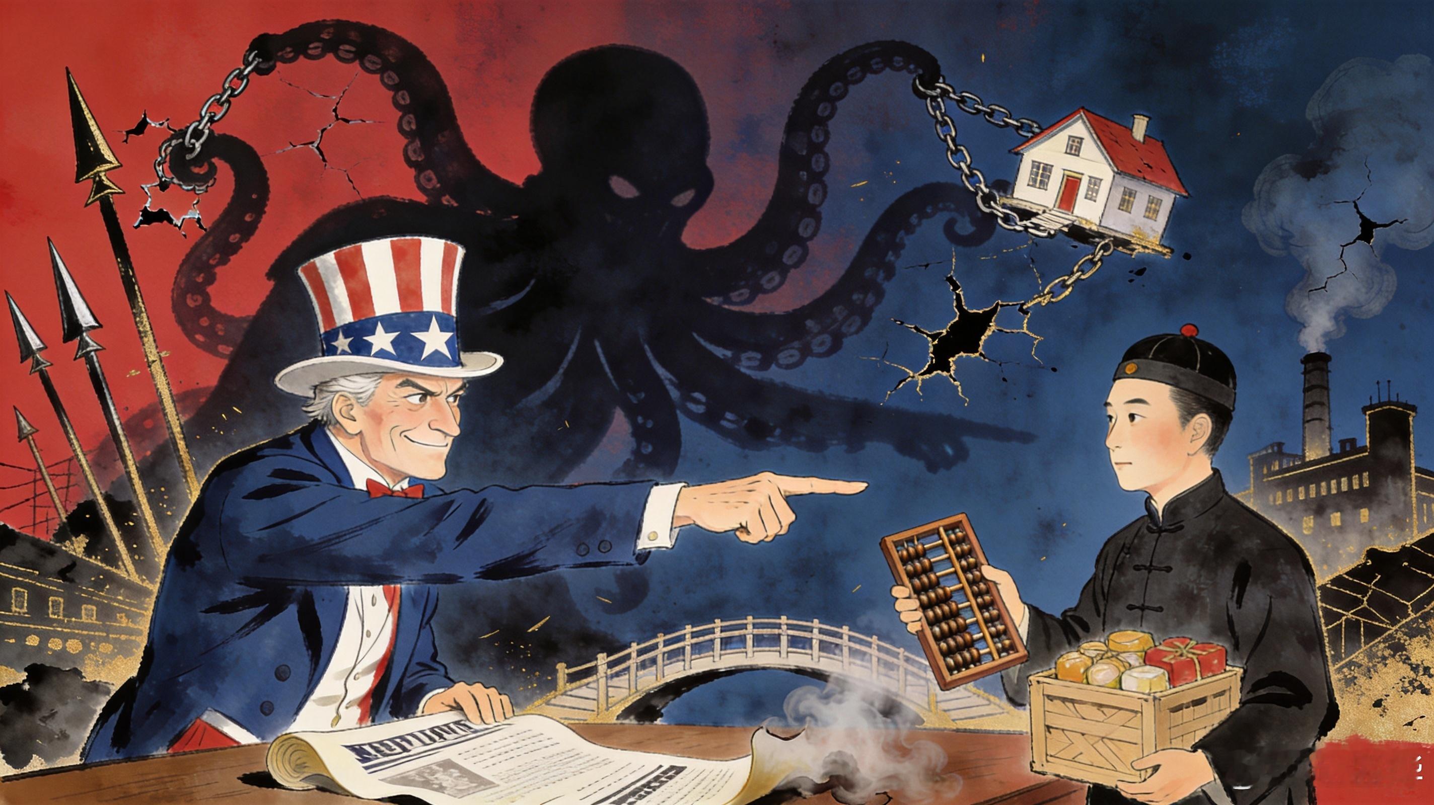 美国那份「中国经济侵略」报告，我通读了一遍，发现它是写给自己人看的

观察者网今天挂了一篇，拆的是美国那套「中美技经贸战争动员」的报告。我顺着把里头的逻辑捋了一遍，越捋越觉得可笑。

这份报告的前提就一句话：中国正在对美国搞「经济侵略」。然后整篇报告就围着这个前提转，摆出一副「我都分 ​