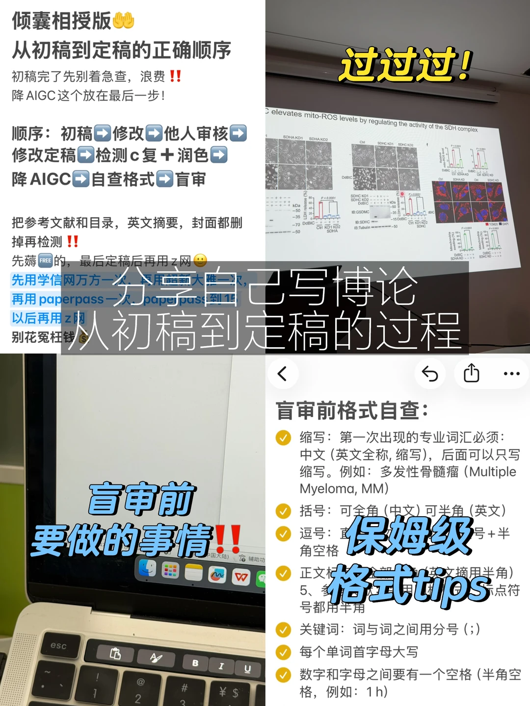 倾囊相授版：论文从初稿到定稿的正确顺序