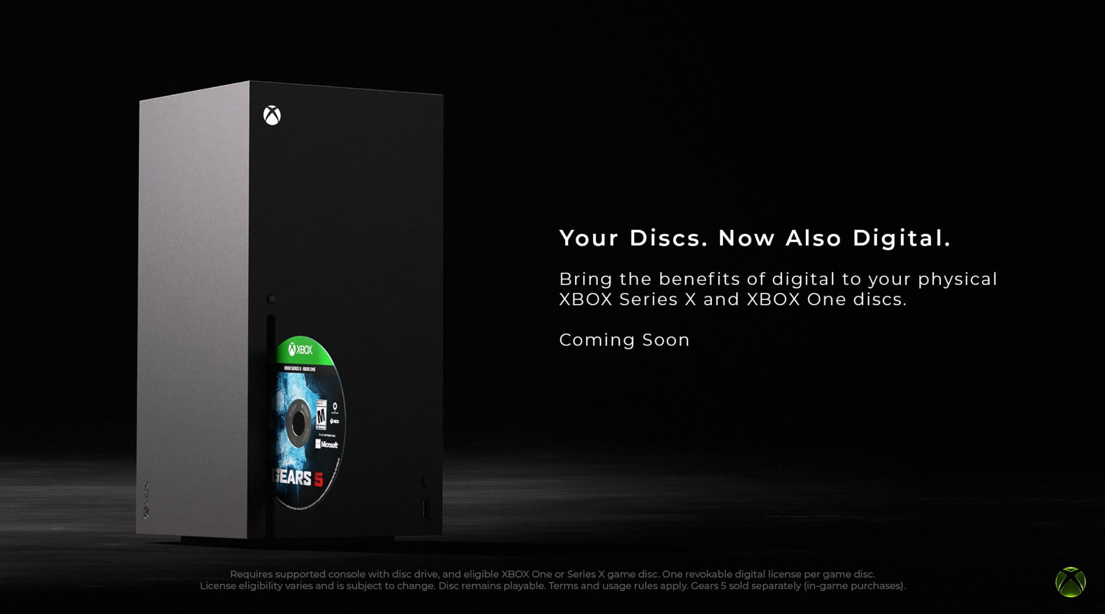 【XBOX“实体光盘数字化”功能将于8月31日开启测试】微软今日正式公布了XBOX“实体光盘数字化”功能，并宣布将于8月31日面向XBOX Insider用户开启测试。

官方表示，大多数XBOX One 和XBOX Series X游戏都支持该功能。玩家只需将光盘插入XBOX One或XBOX Series X主机并启动游戏，即可领取对应的数字版 ​