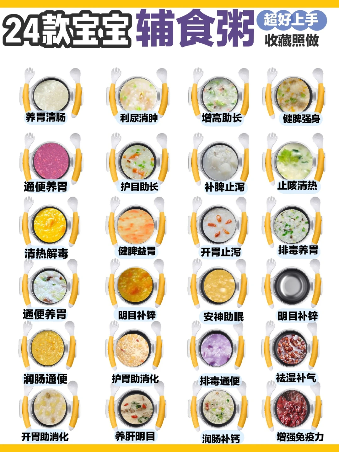 🔥24款宝宝辅食粥❗简单易做好上手❗