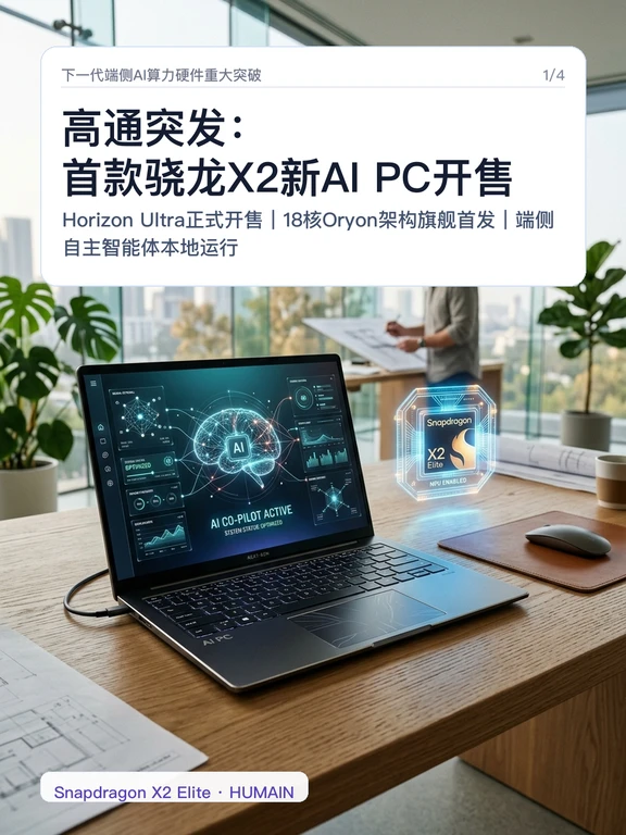 高通突发：首款骁龙X2新AI PC开售