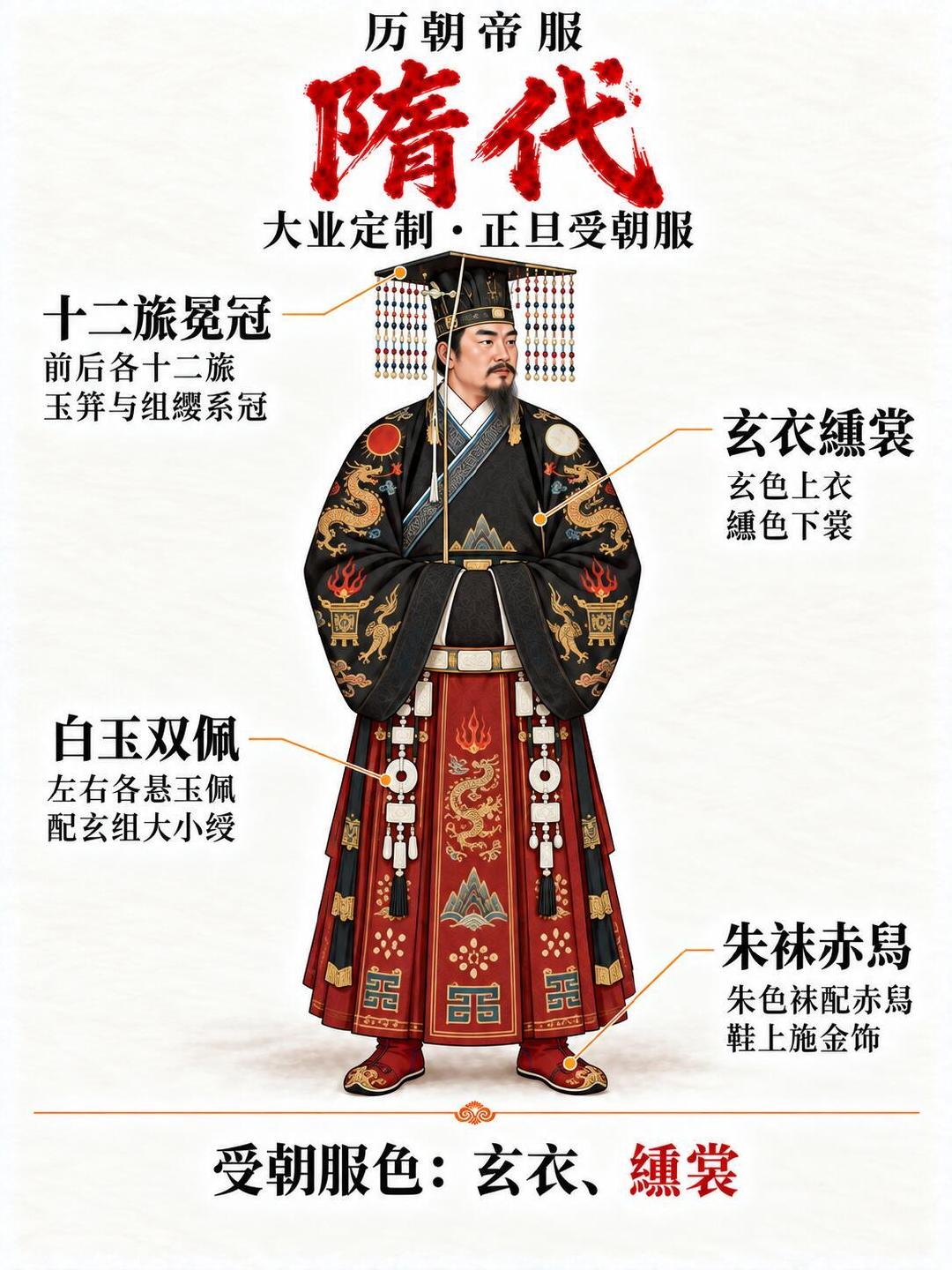 秦至清，看看皇帝们最华丽的“衮冕”。 ​