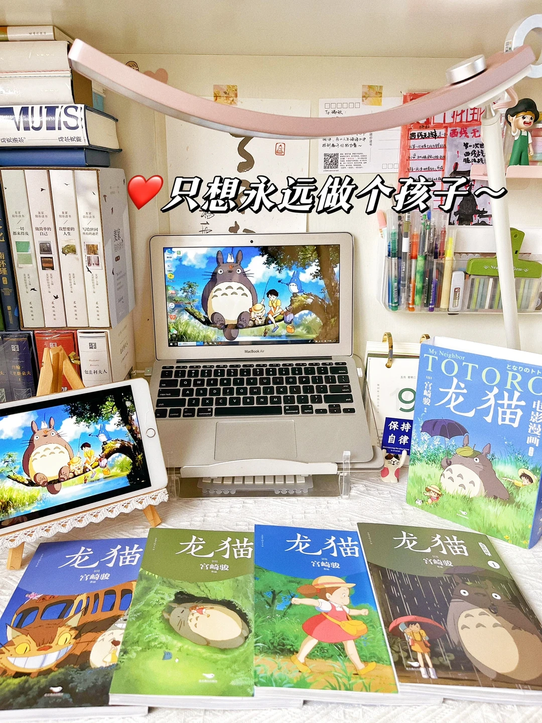 赠📚把龙猫带在身边吧！童年就不会消失了～