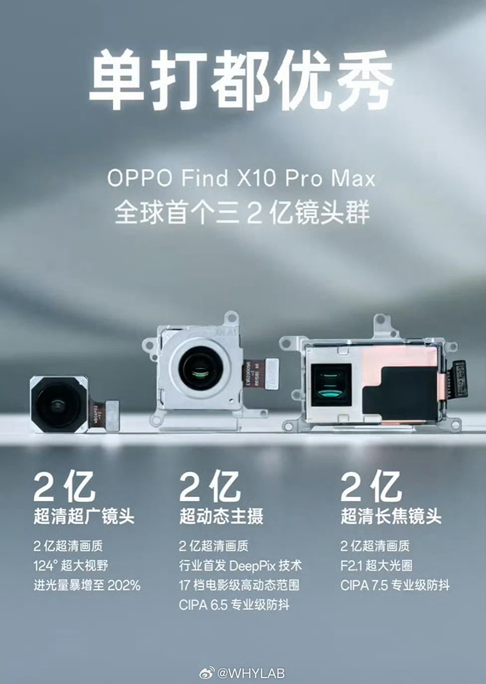 #OPPO三2亿镜头群曝光#
主摄、超广角与长焦均达到2亿像素，被官方定义为2026年影像最强的Pro Max机型！ 
一起来看看样张！ ​
