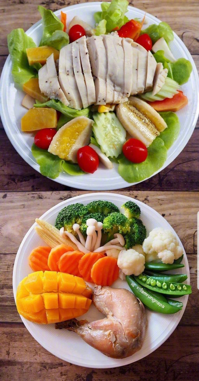 少盐少油减重20kg的低脂餐搭配~ ​​​​