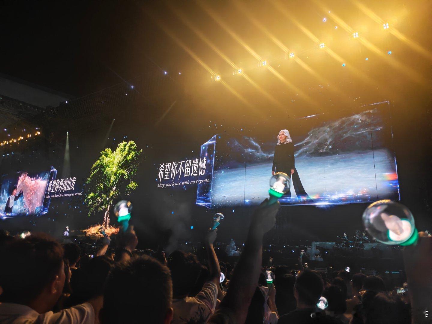 差点没赶上的演唱会（因为一些破事也没心情）。是个体力活，因为堵车，七点多才到，然后开回jz已经凌晨一点了，早上6点又开车回wh ​