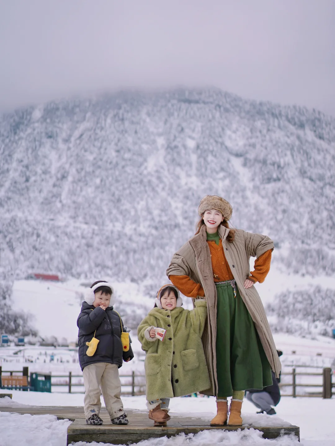 带娃四刷西岭🏔️，成都出发2h实现玩雪自由❄️