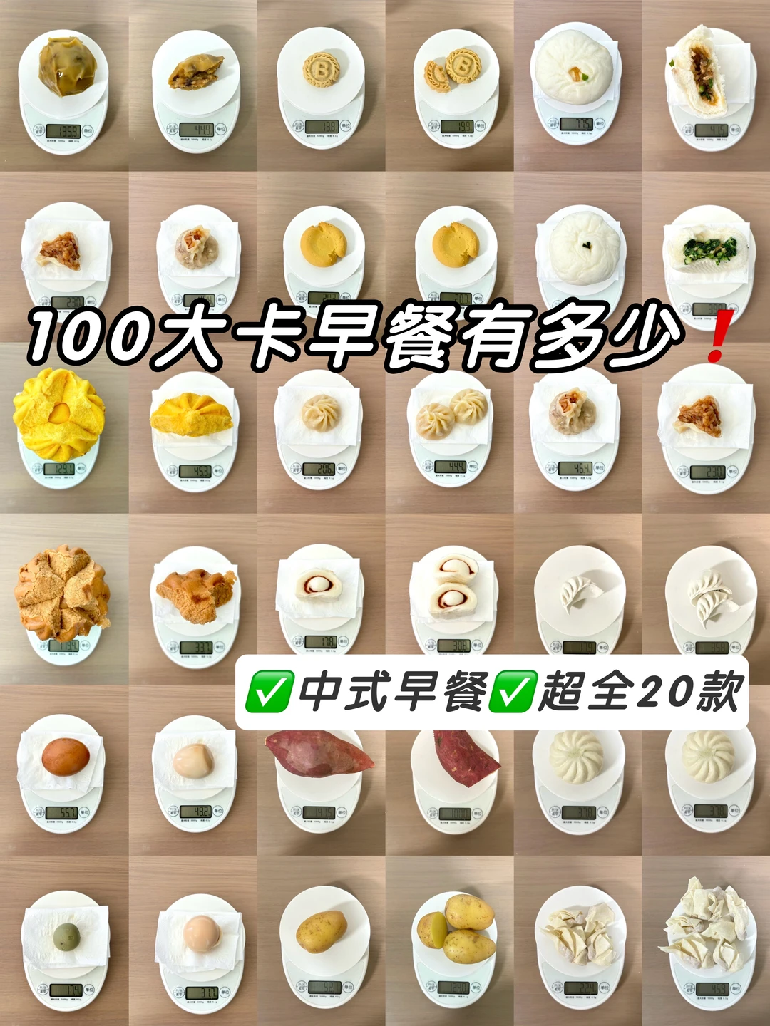 100大卡早餐有多少❓超全20款🥣