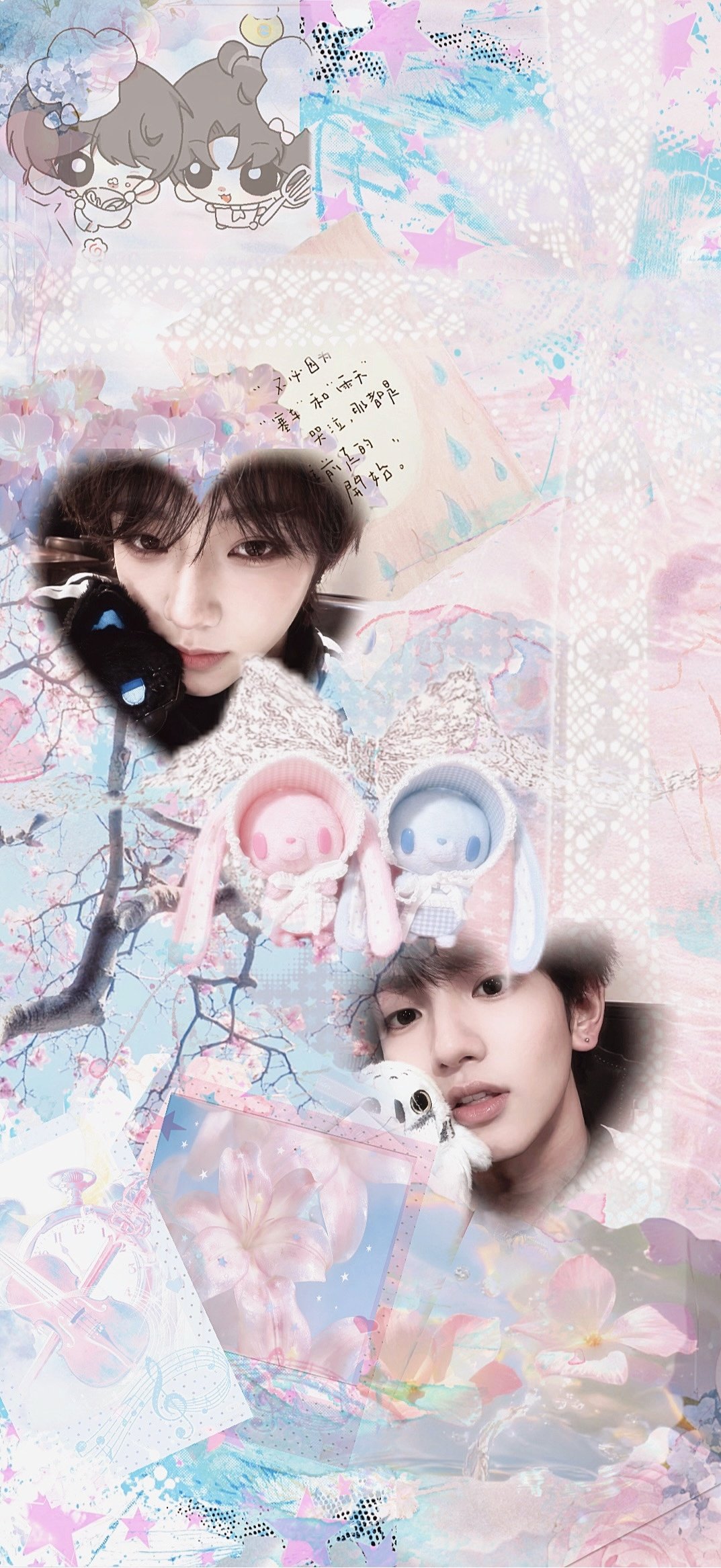 #橹穆[超话]# 🩵🩷#橹穆 心率难掩爱意# 

【互】宿命让和相互环绕💞是蛇极致的诱惑🐍还是若无其事的苹果🍎爱让天使低头爱让恶魔抬头❤️‍🔥心跳脉搏皆来自于彼此🩵🩷 ​