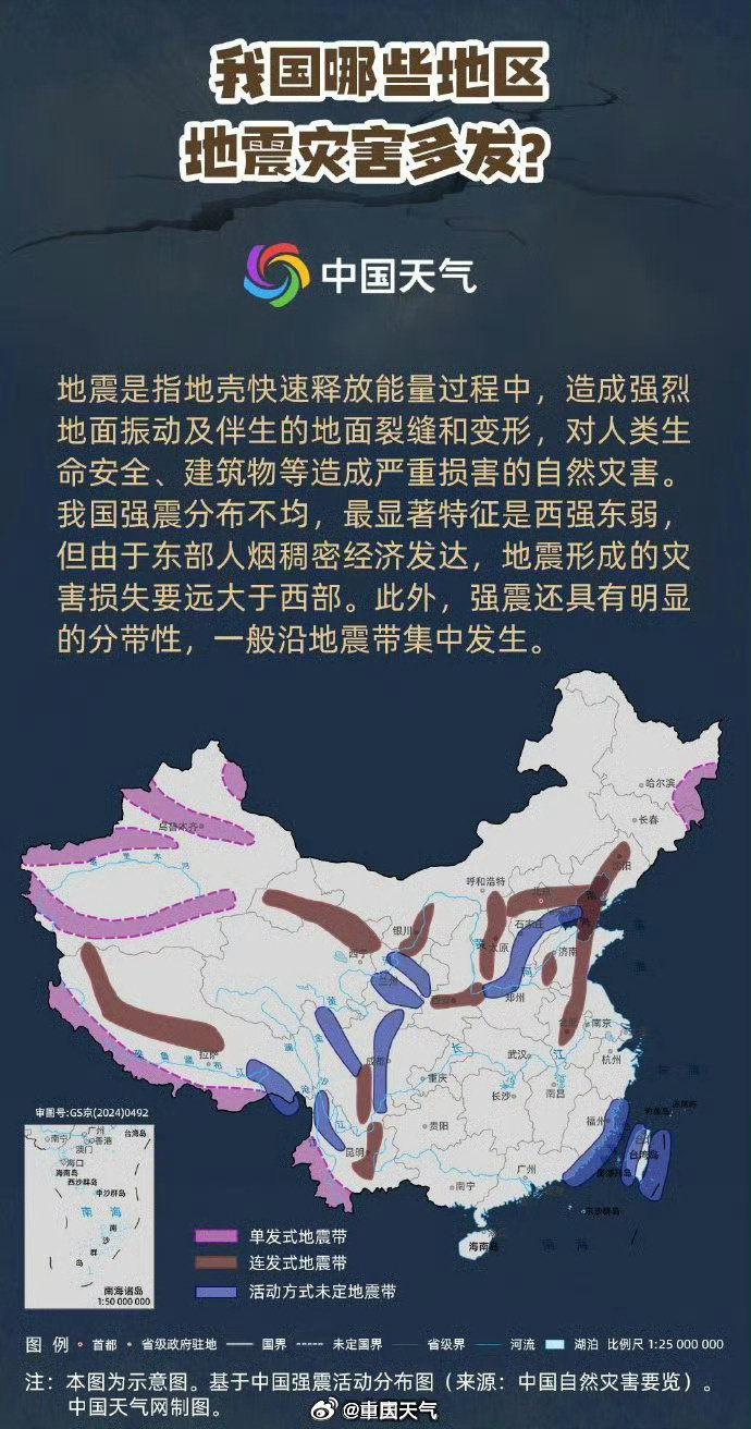 #盘锦地震#【我国哪些地方地震多发？】不同震级会产生什么影响？如何获取地震预警？我们应当如何正确避震自救？这份避险知识手册请收好↓↓ ​​​#地震自救逃生攻略# ​​​#群防群治百日攻坚# ​