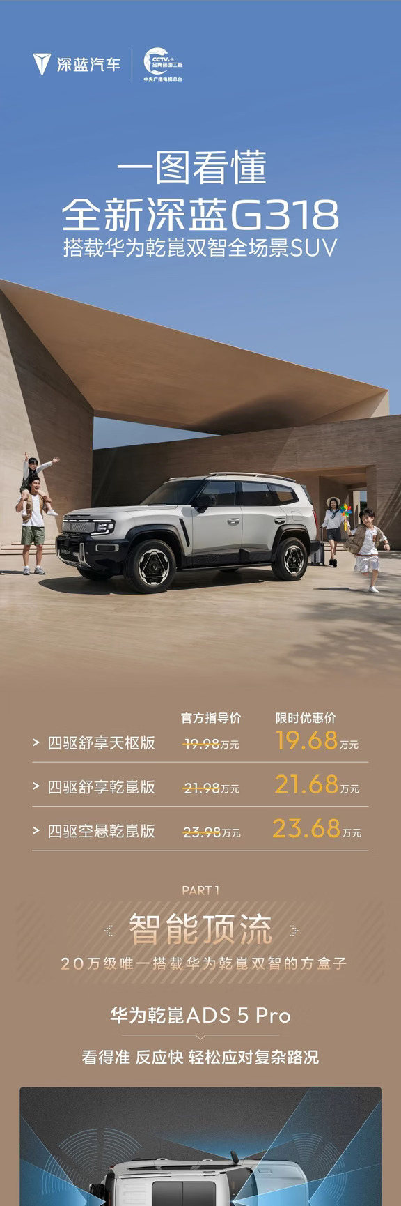 谁还说方盒子只有颜值？深蓝G318实力开挂