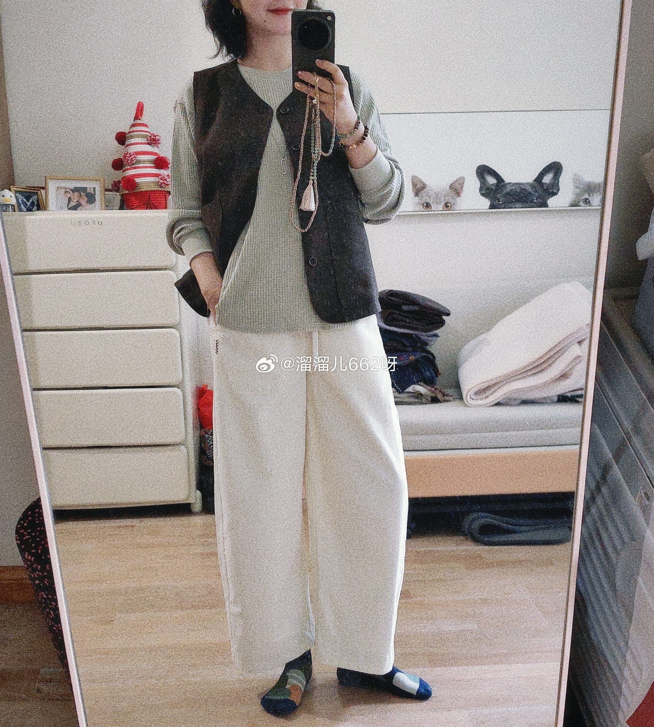 降温得有点猝不及防~以后争取在家的时候都来母女OOTD今天穿什么ootd ​​​