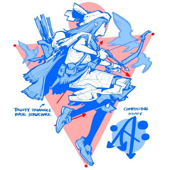 绘画参考 人体参考 by.台湾画师Howard Hsu ​​​