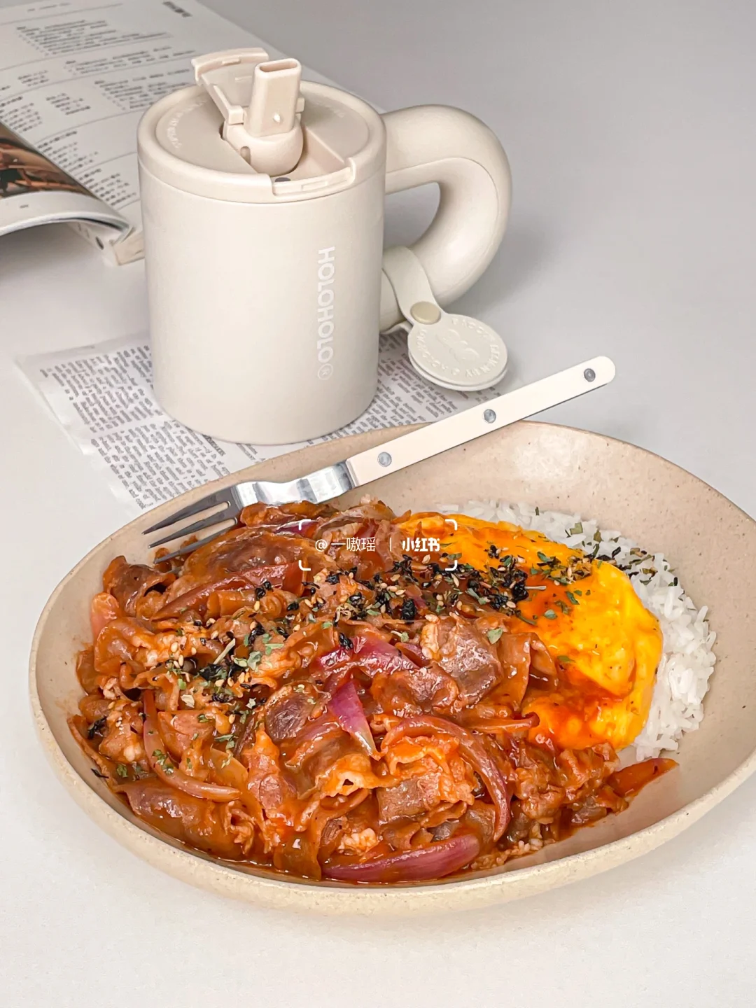 十分钟韩式肥牛滑蛋饭‼️ 香辣过瘾巨下饭🍚