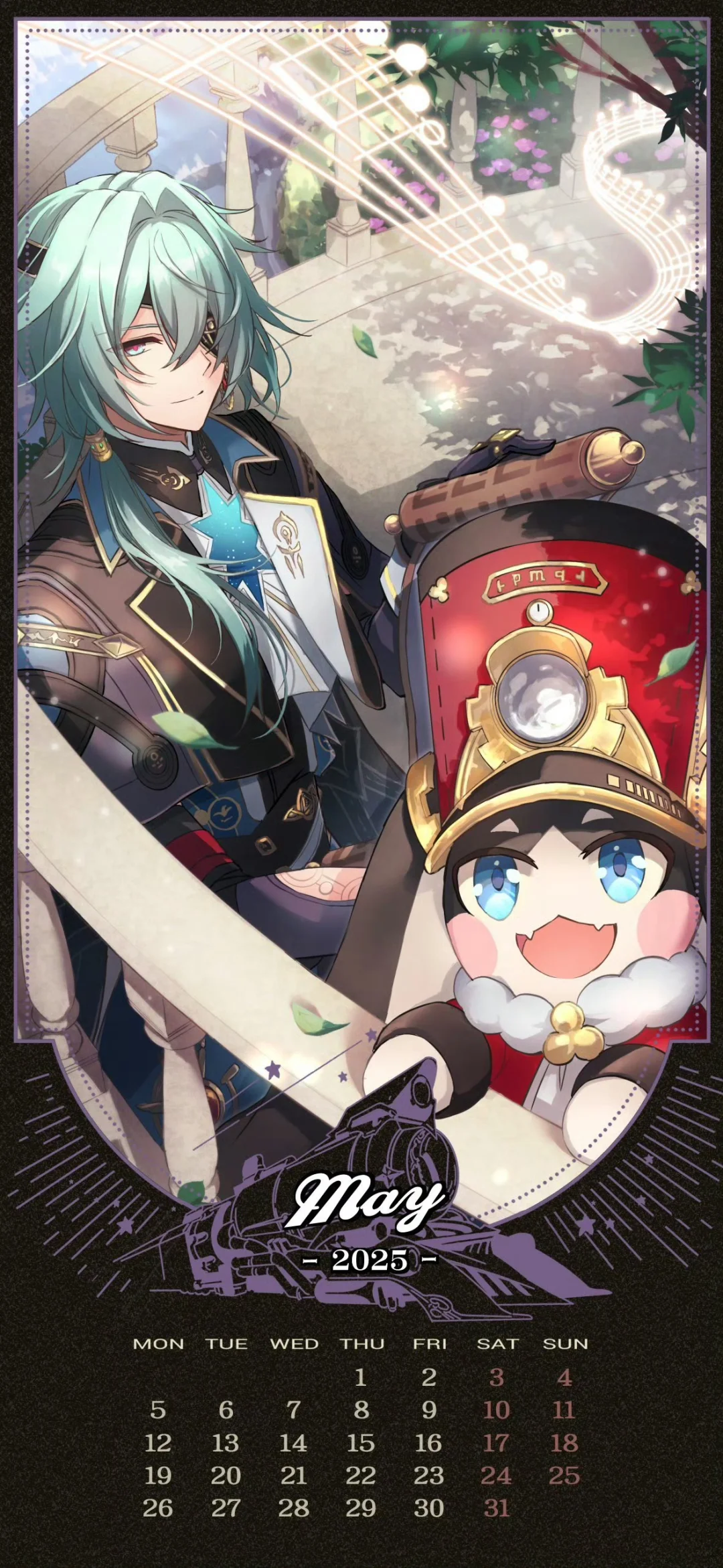 📆星铁五月日历｜美妙的旋律在风中飘荡！