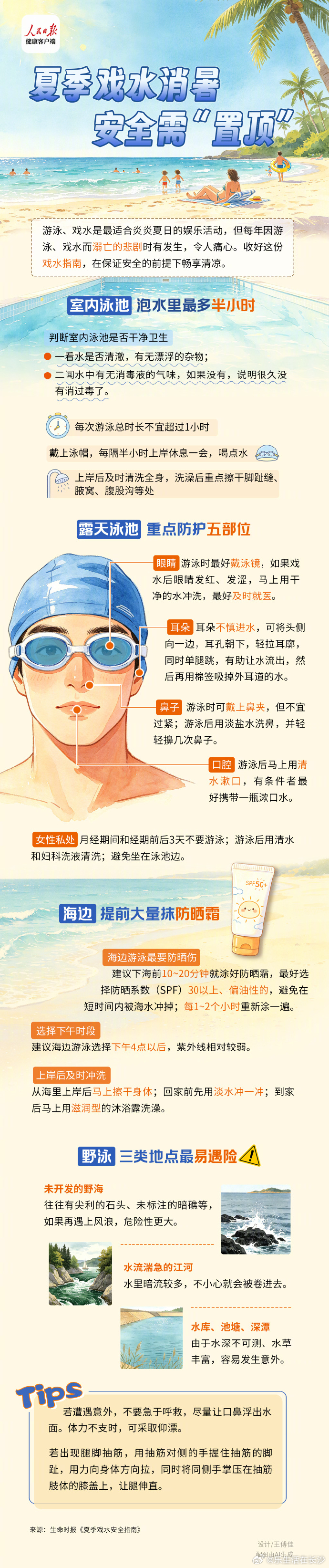 【夏天玩水前要看的安全指南】 、戏水是最适合炎炎夏日的娱乐活动，但每年...