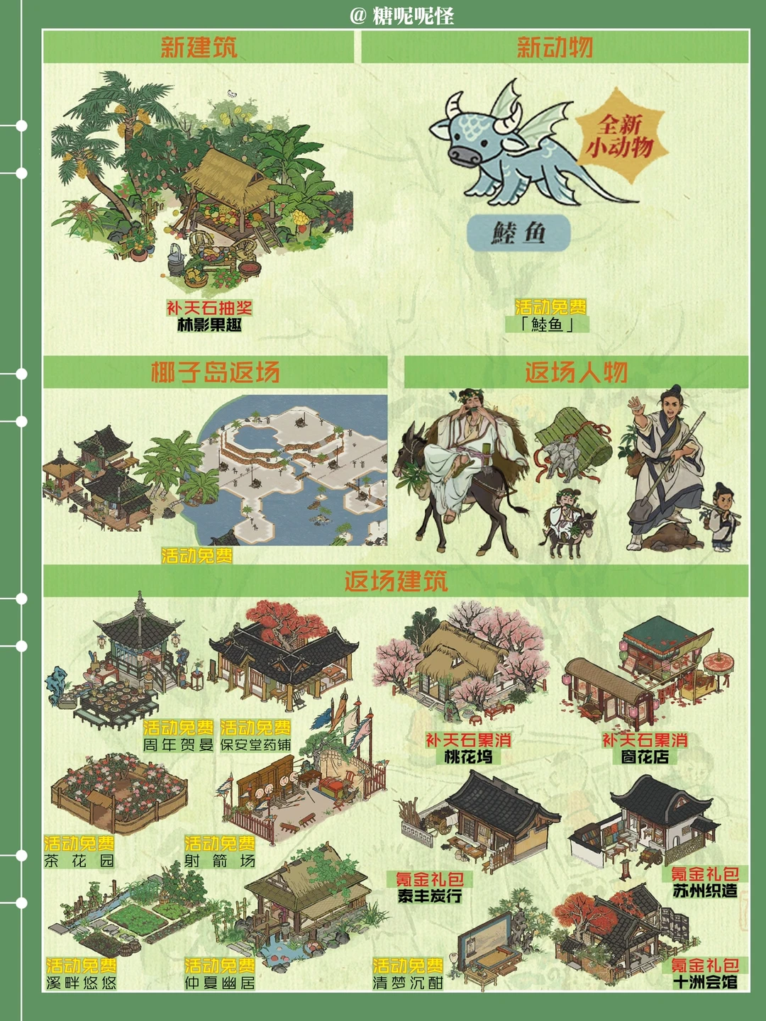 明天起（7月17）江南百景图活动一览图