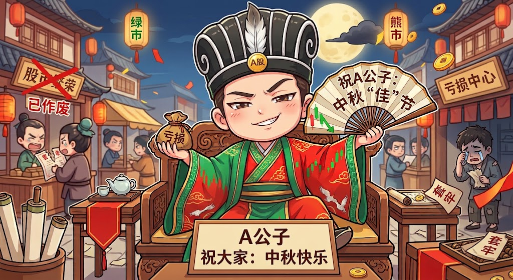 924两周年，又恰逢中秋佳节前夕  今天这个市场的走势 又将给大家留下深刻印象  收评分析 ​​​