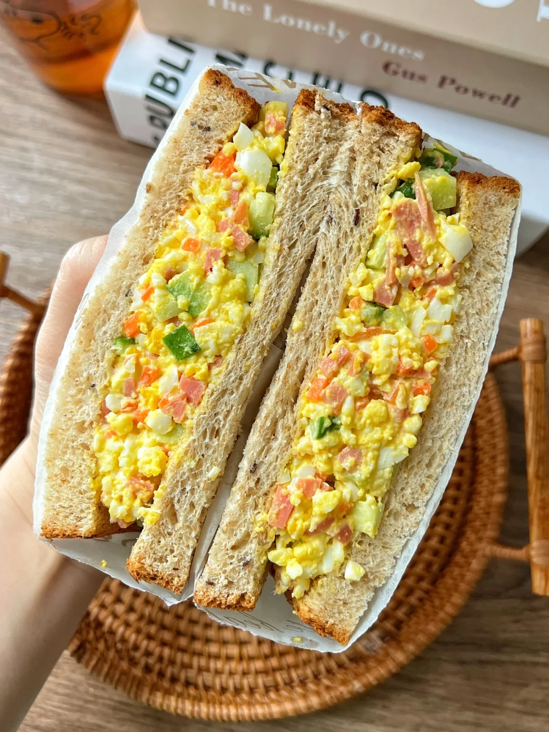 元气早餐！多少次早起就为了这个三明治！