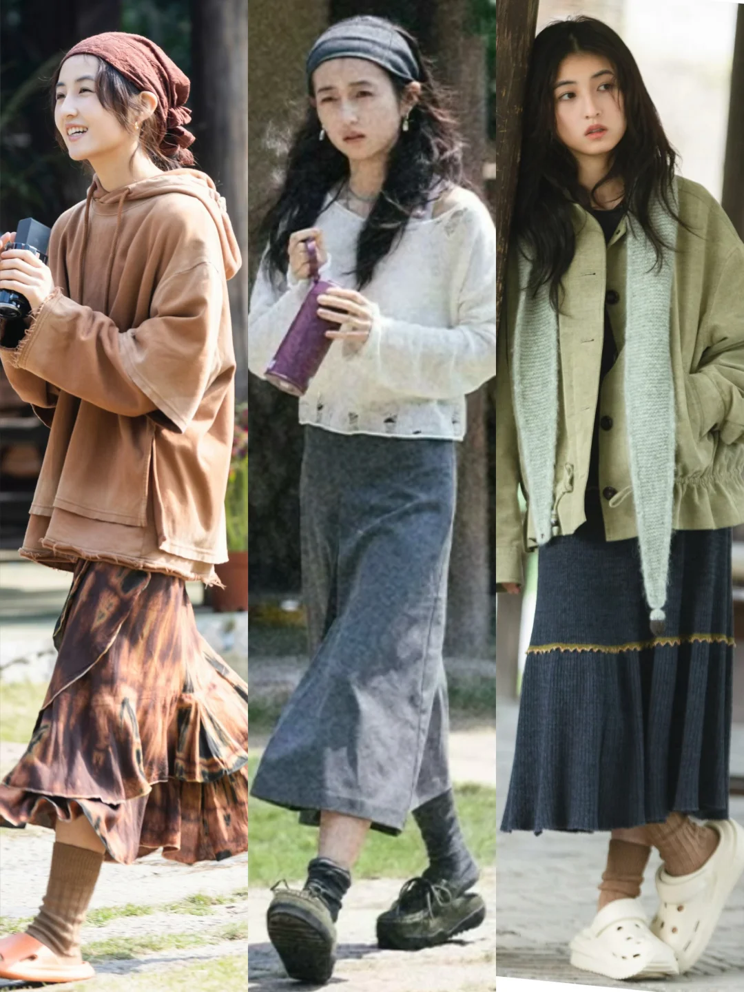 张子枫《向往的生活》18套穿搭！气质太独特了！