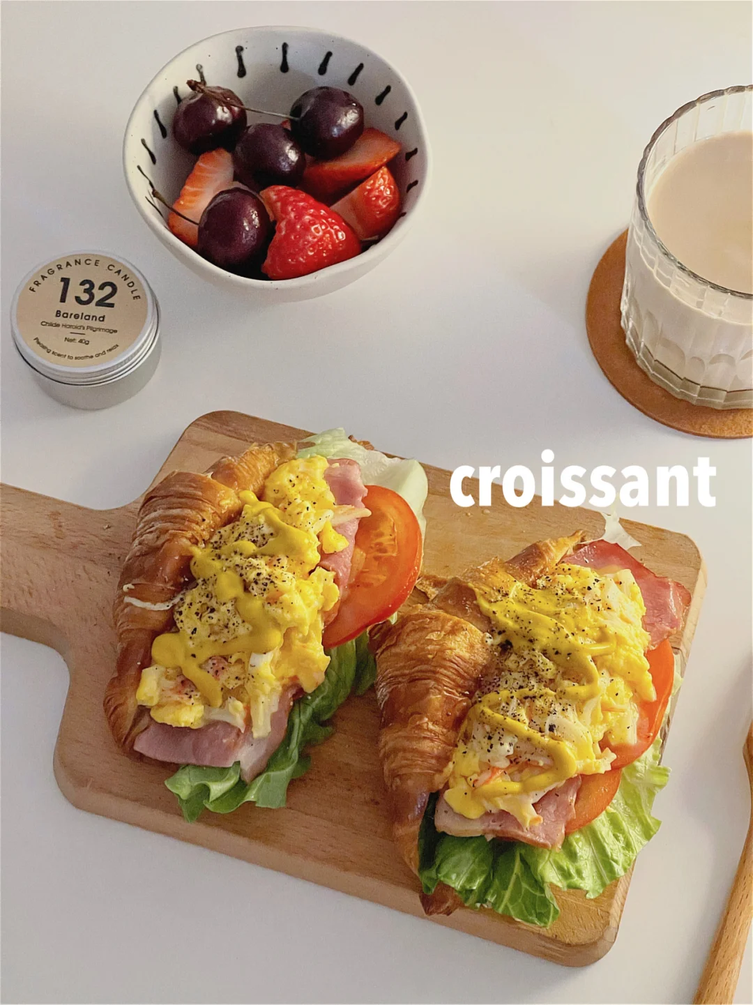 复烤也酥脆的可颂🥐