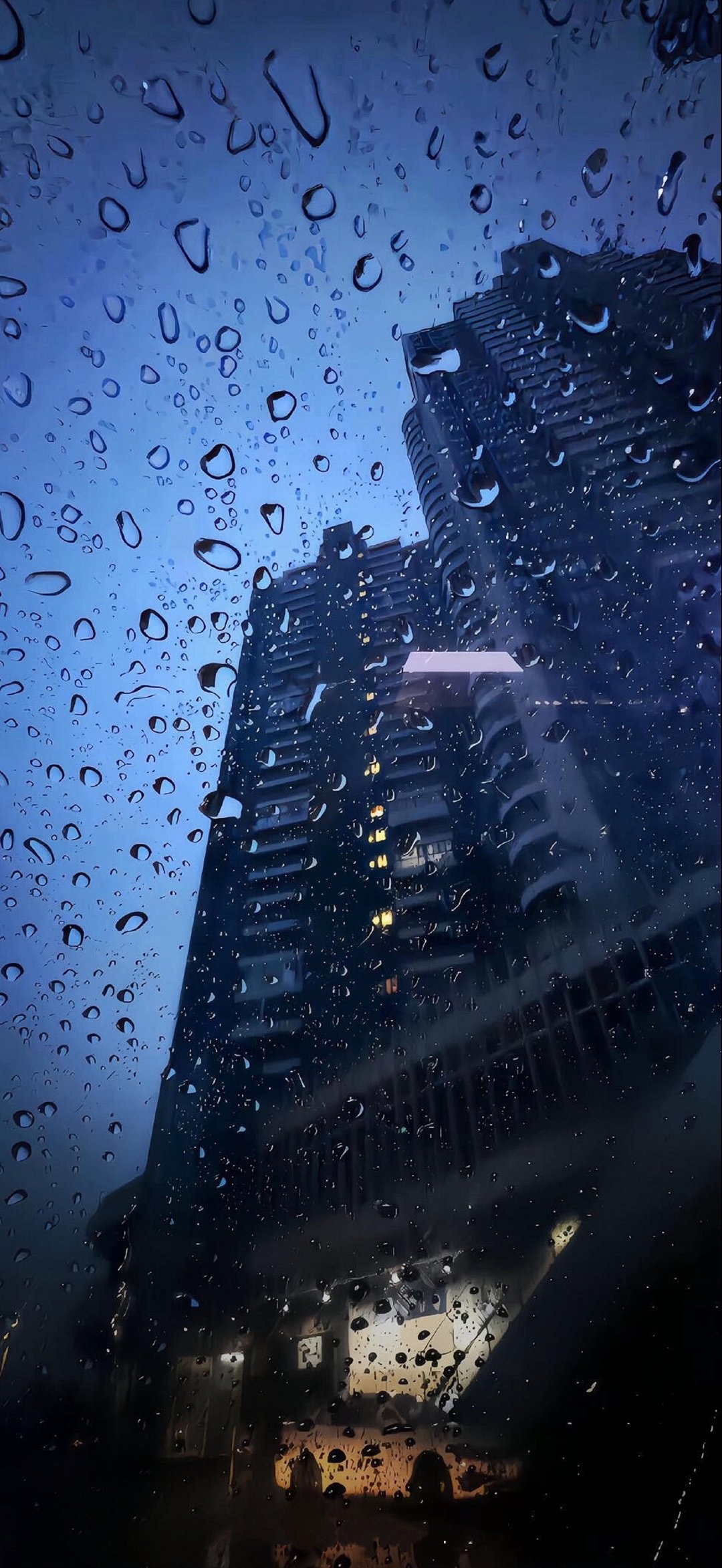 自用适配ios27小时间的锁屏壁纸🌧️#ios27##壁纸# ​​​