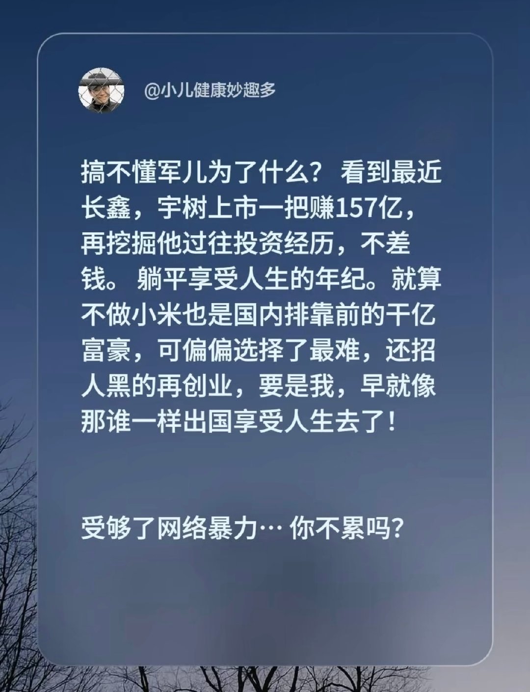 雷军确实选择了最难的那条路 ​