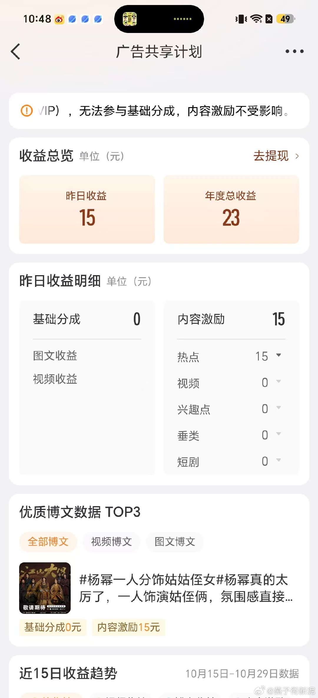 我都恨不得教这个妈妈写微博，每天还能赚¥15保底工资，两天就能给儿子买一个蛋挞，别让孩子等得太久，童年的快乐不能无休止的延期。

#妈妈称儿子要五次超长蛋挞没买# ​