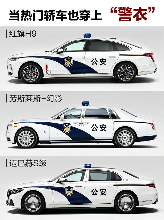 当热门轿车穿上公安 “警衣”🚓哪台气场直接