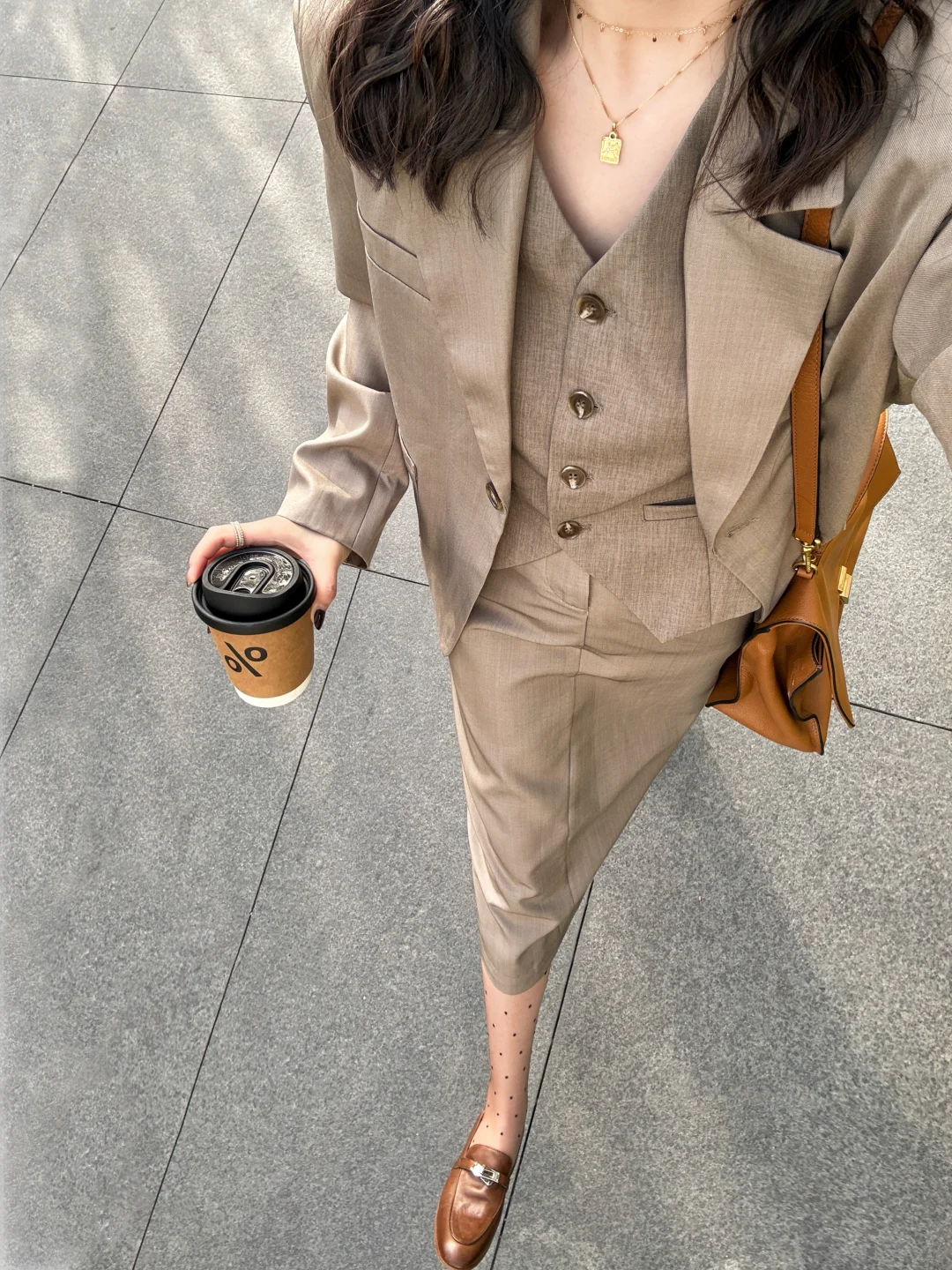 打工人早春舒适通勤🤎是我要的老钱感～