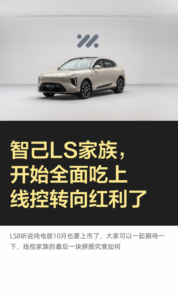 智己LS家族，开始全面吃上线控转向红利了