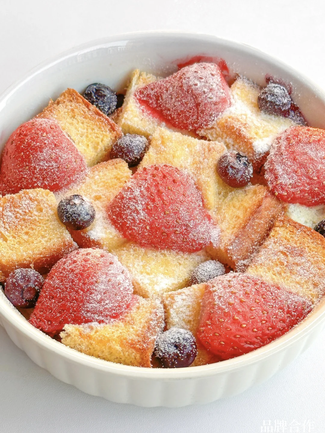 快去做这个草莓蛋奶烤吐司！松软香甜巨好吃！