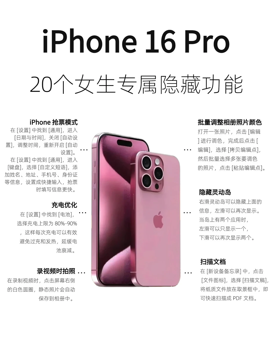 你解锁了吗?只有女生才懂的iPhone隐藏功能