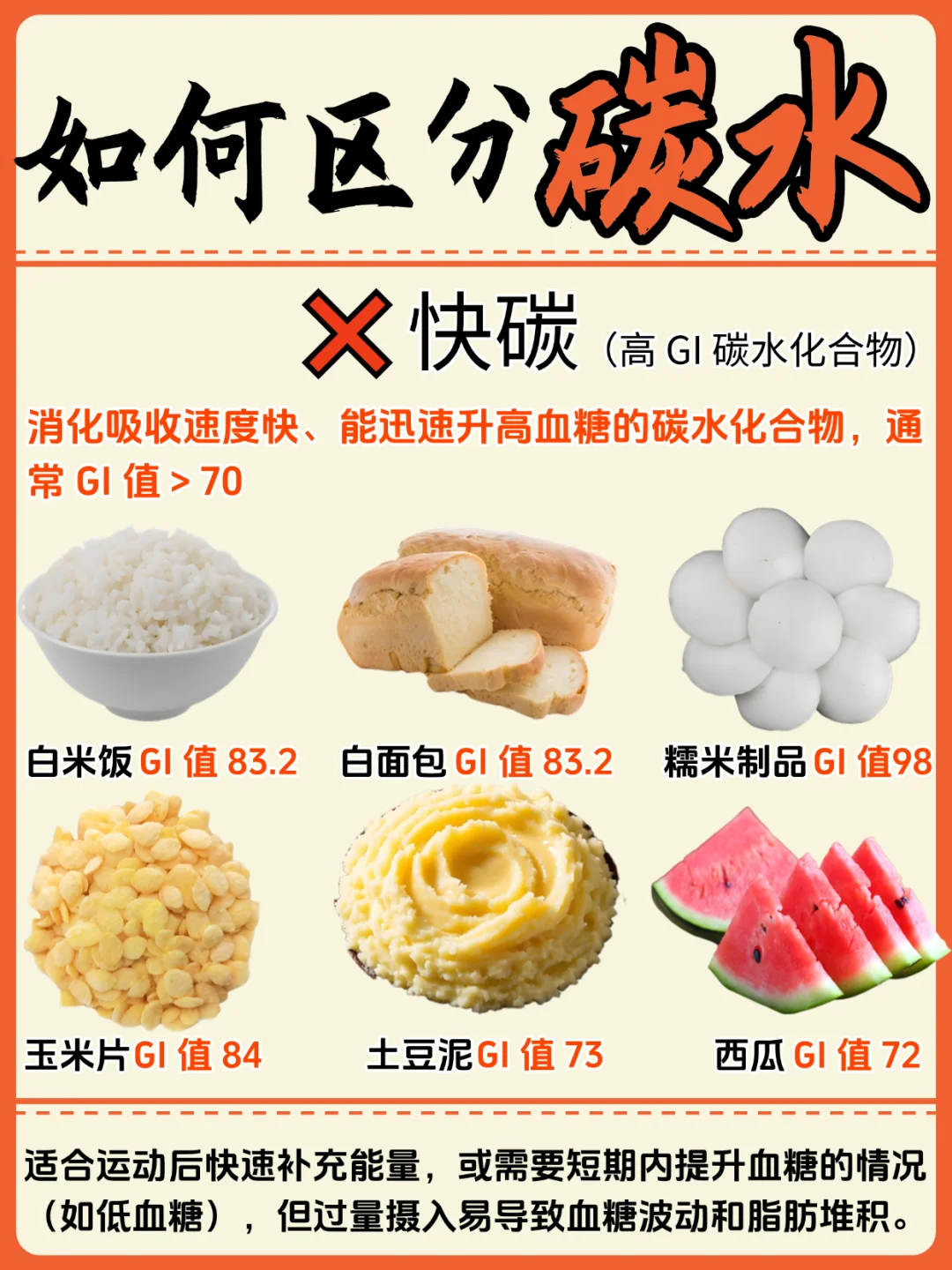 🔥碳水分类大揭秘！吃对碳水才不胖💃