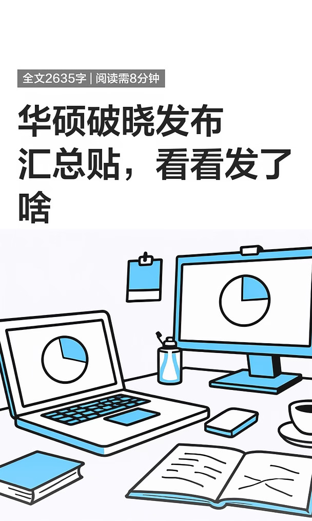 华硕破晓发布汇总贴，看看发了啥
