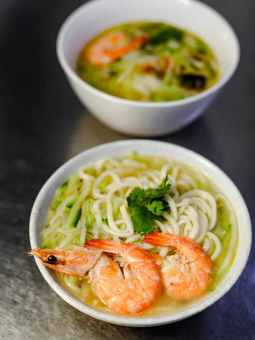 坚持做100种面不重样（31）萝卜丝大虾面