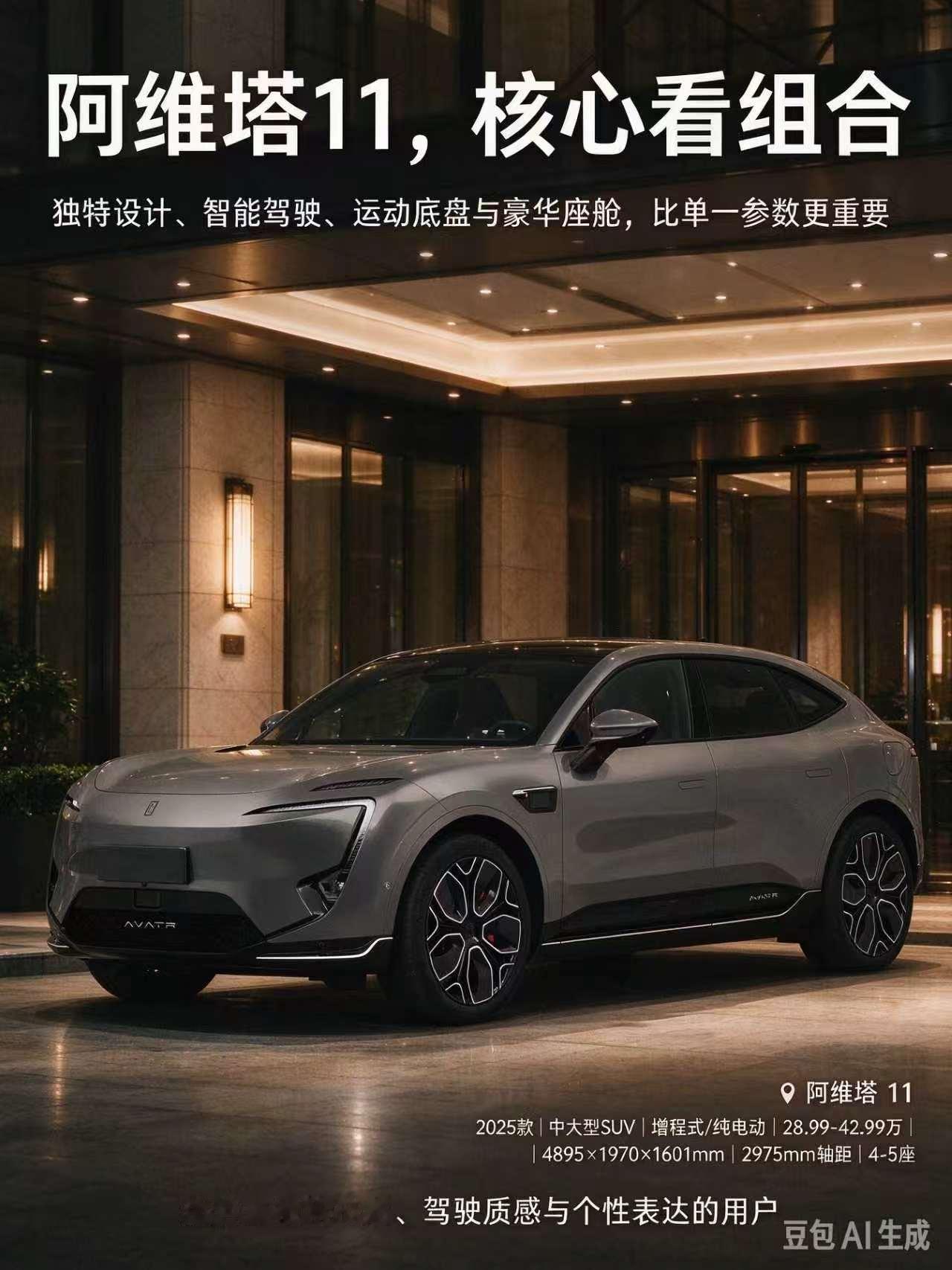 阿维塔11，核心看组合